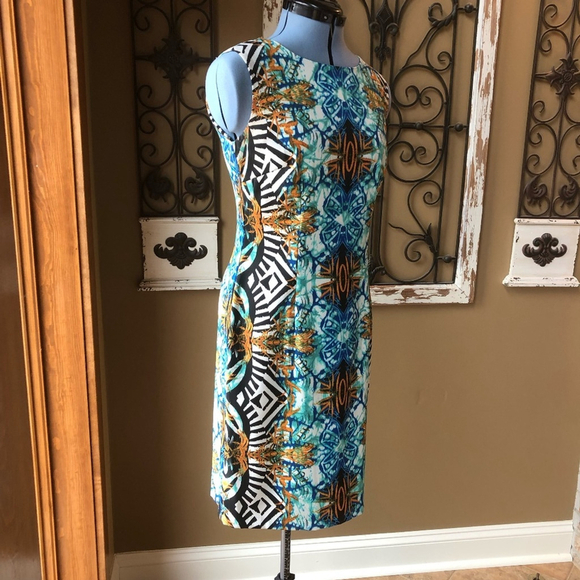 Ronnie Nicole Dresses & Skirts - Ronnie Nicole Size 6 Dress - Black, Gold, Blue, White